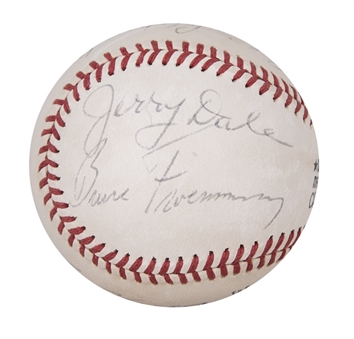Official National League Baseball Signed by the 1973 National Championship Series Umpires (JSA Auction LOA)